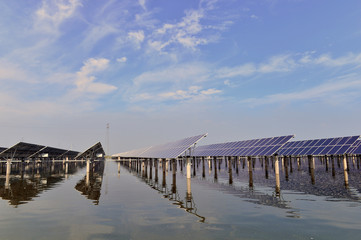 Solar panels green energy