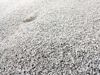 Mineral fertilizer of cereal in the agricultural industry. Nitrogen, phosphorus and potassium to strengthen the grain. Manure balls. Industrial quantity of nutrient for agriculture.