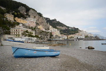 Fototapeta na wymiar Amalfi Italy Coastline 