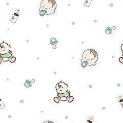baby graphic pattern wallpaper object