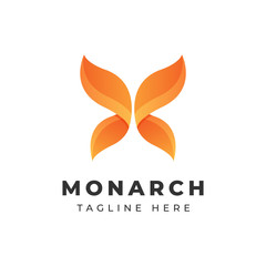 Butterfly Logo Design Inspiration, Vector illustration