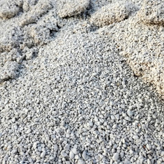 Mineral fertilizer of cereal in the agricultural industry. Nitrogen, phosphorus and potassium to strengthen the grain. Manure balls. Industrial quantity of nutrient for agriculture.