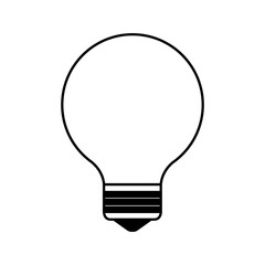 bulb light think idea icon