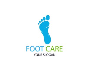 Foot care logo or icon template vector design