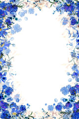 floral flower design frame graphic