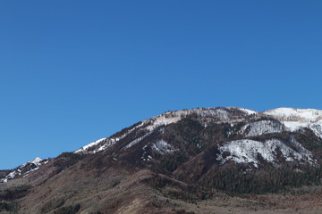 view of mountains