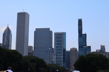 Obraz premium chicago skyline