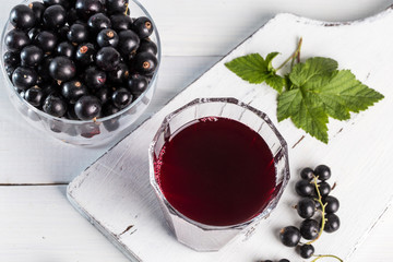 Image with currant juice.