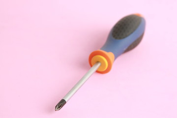 screwdriver tipped star, orange blue and black