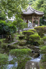 Beautiful view at Zhishan Garden, Taipei