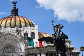 Fototapeta premium bellas artes monument at mexico city