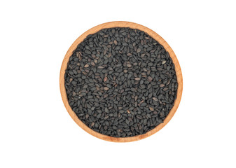 Black sesame in bowl