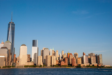 Obraz na płótnie Canvas Blick zur Skyline von Manhattan, New York City - USA