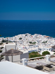 Fototapeta premium White houses of coastal city
