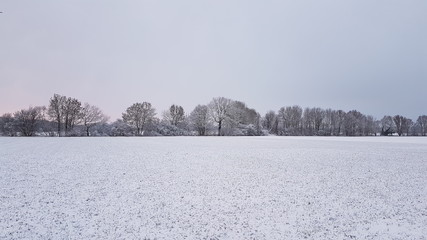 Obraz premium Winteridylle in Westfalen