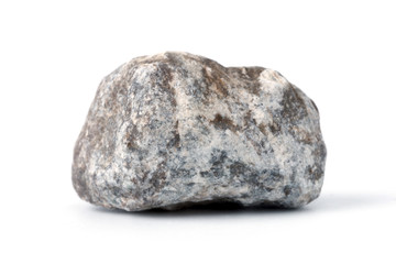 Stones with soft shadow on white background.