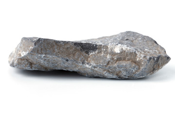 Stones with soft shadow on white background.