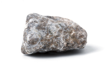 Stones with soft shadow on white background.