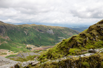 Fototapeta na wymiar Lake District mountain scenery