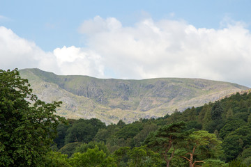 Naklejka na ściany i meble Lake District mountain scenery