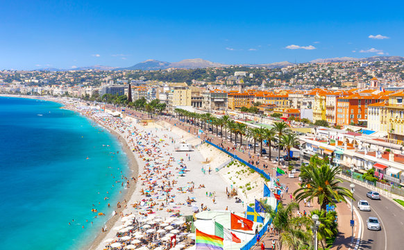 Fototapeta Promenade des Anglais in Nice (Nizza), France