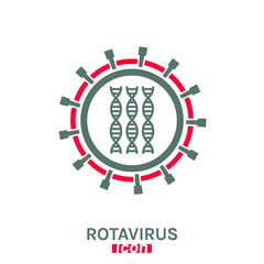 Rotavirus vector pictogram