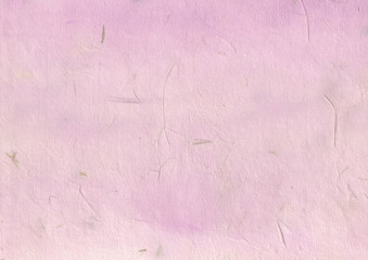 pink korean traditional paper mixed with dried petals and leaves