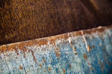 Abstract pattern colorful rusty metal background