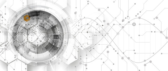 Abstract DNA technology. Science medical concept. Futuristic background