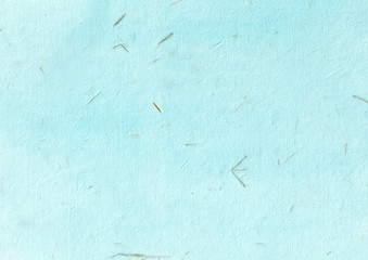 blue korean traditional paper mixed with dried petals and leaves