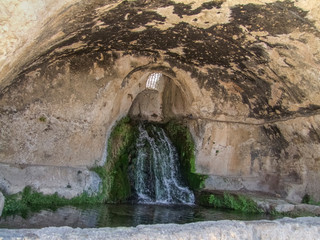 ancient fountain in Syracuse