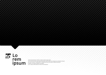 Fototapeta premium Template black and white with diagonal lines pattern background and texture.