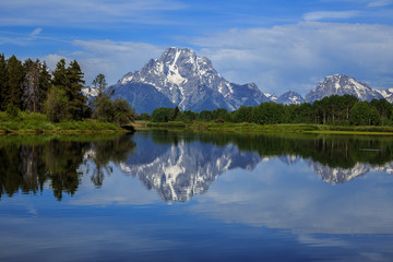 Grand Teton Reflections from Oxbow Bend