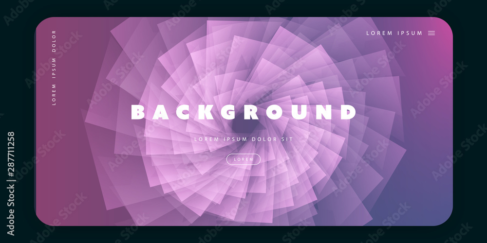 Poster abstract colorful minimal geometric pattern background template, gradient shapes composition, futuri