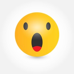 Emoji icons vector design template.