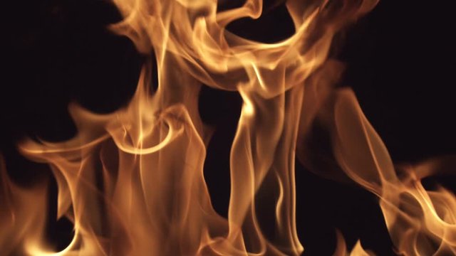 Flame fire video footage, very beautiful fire