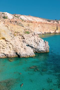 Tsigrado Beach, Milos, Greece