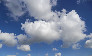 Blue sky with clouds