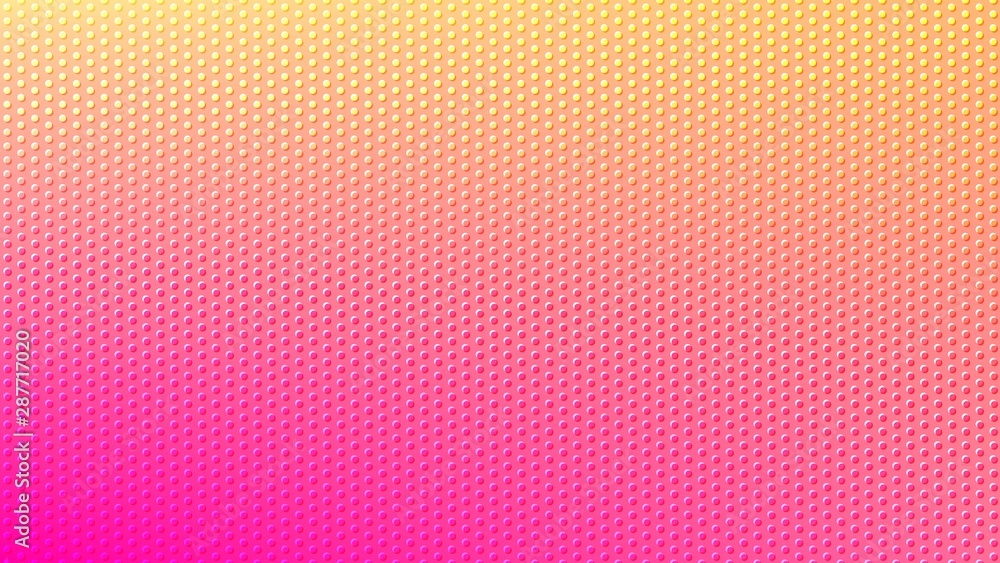Aufkleber blurred background. circle dots pattern. abstract pink gradient design. round spot texture backgroun