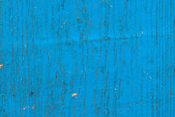 Fototapeta na wymiar texture of blue paint wooden wall background