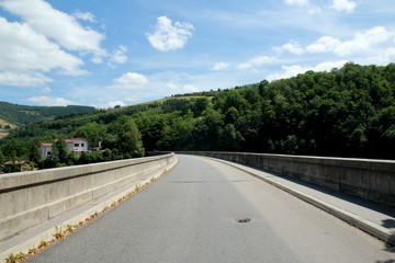 Pont du barrage de Soulage