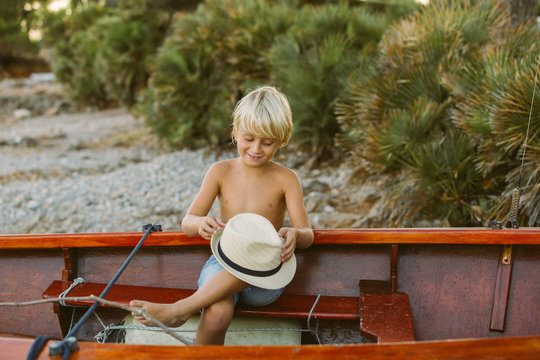 retrato ni&ntilde;o rubio 