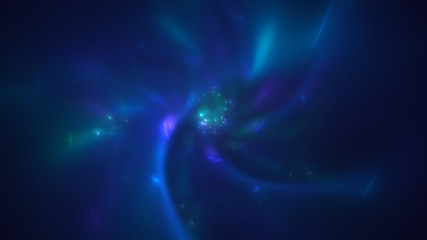 3D rendering abstract colorful fractal light background