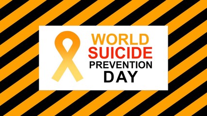 World Suicide Prevention Day awareness banner. Design illustration. - obrazy, fototapety, plakaty