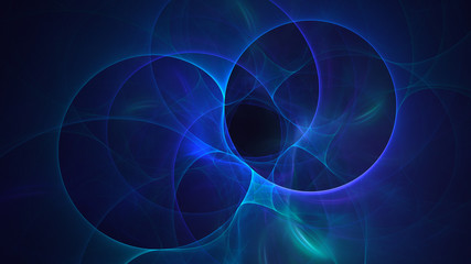 3D rendering abstract colorful fractal light background