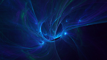 3D rendering abstract colorful fractal light background