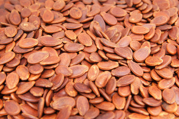 Watermelon seeds background, traditional asian snack for lunar new year
