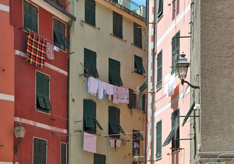 Fototapeta na wymiar Laundry day, Italy