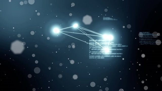 Network of connections and data processing