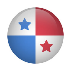 Round flag icon - Panam